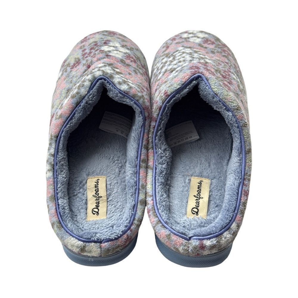 Dearfoams Patterned Cozy Slippers